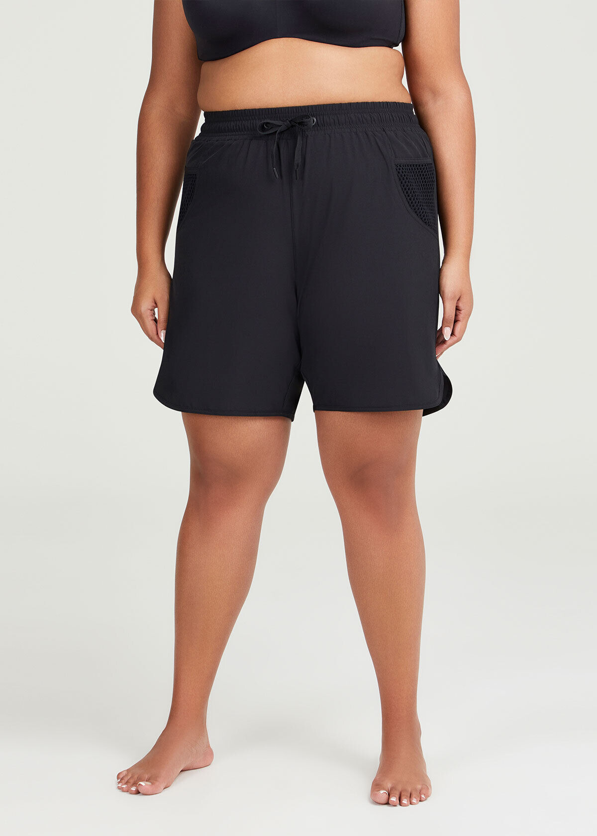 Women's plus size bermuda swim shorts store