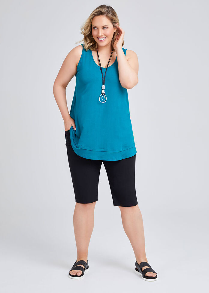 Bamboo Trapeze Summer Short, , hi-res
