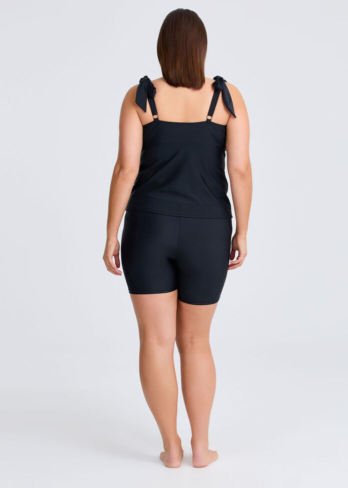 Shop Plus Size Seam Detail Slim Line Tanikini, Black | Taking Shape AU