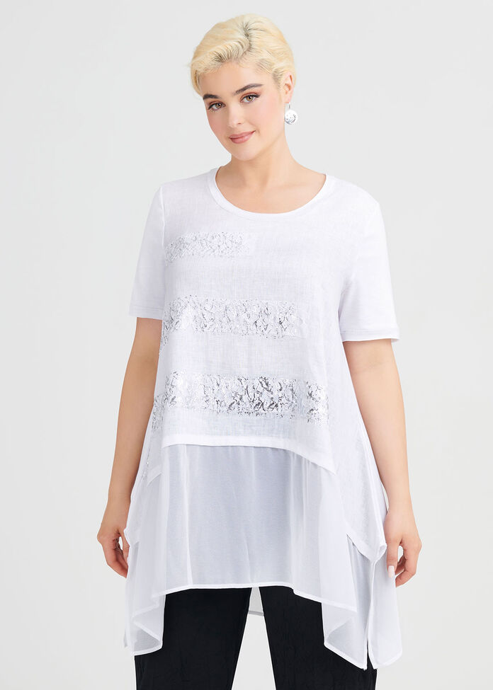 Born This Way Linen Tunic, , hi-res