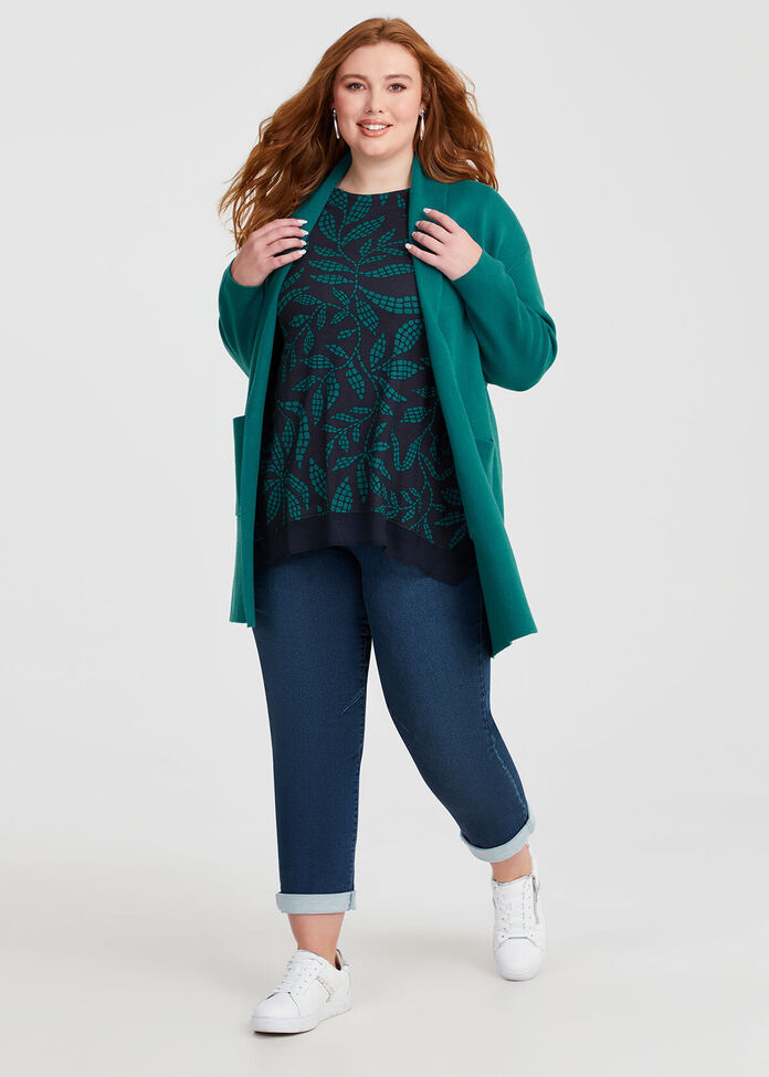 Soft Touch Knit Pocket Cardigan, , hi-res