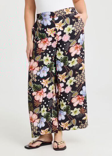 Plus Size Natural Nomad Floral Pant