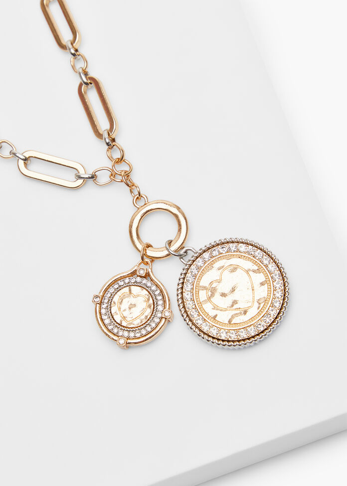 2 Way Wear Coin Necklace, , hi-res