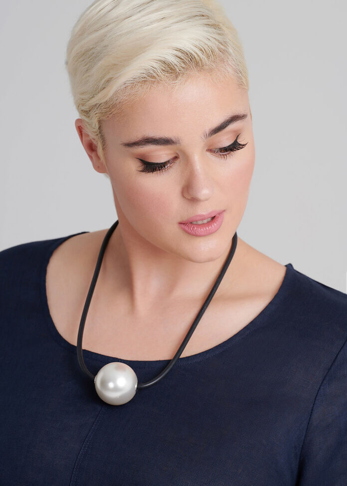 Single Pearl Necklace, , hi-res