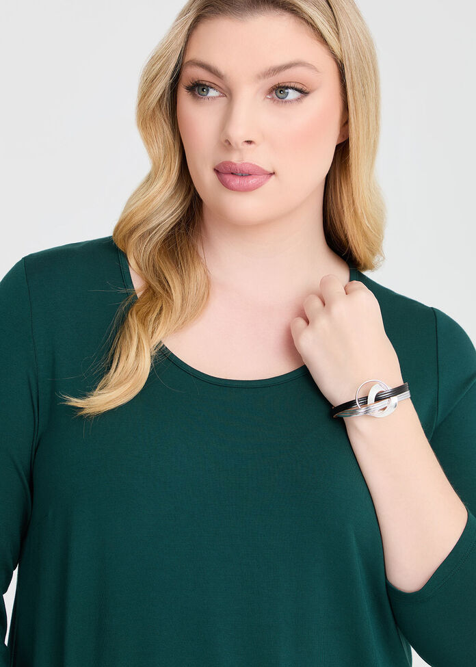 Thin Circle Magnetic Bracelet, , hi-res
