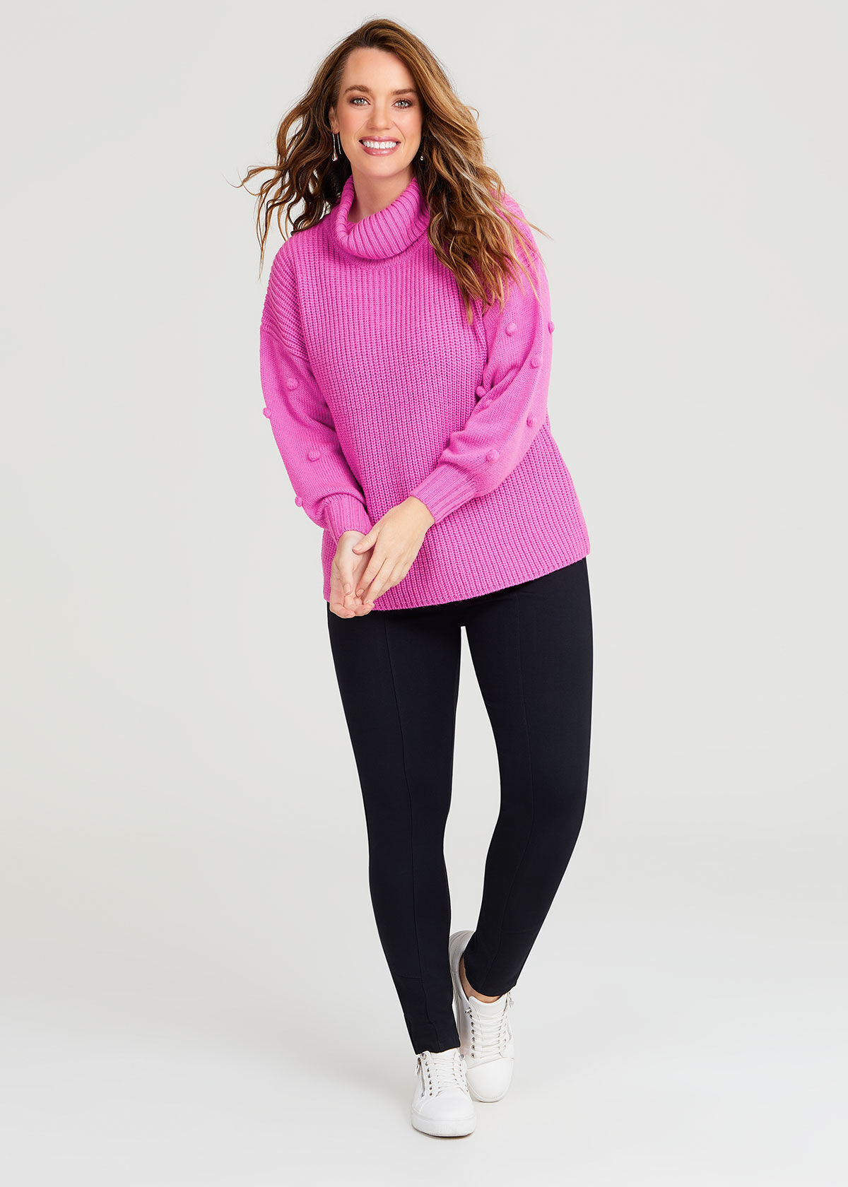 Roll neck jumper plus hotsell size