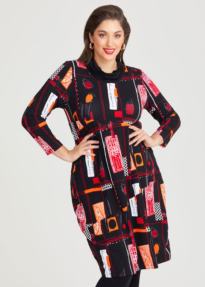 Natural Odette Long Sleeve Dress, , hi-res