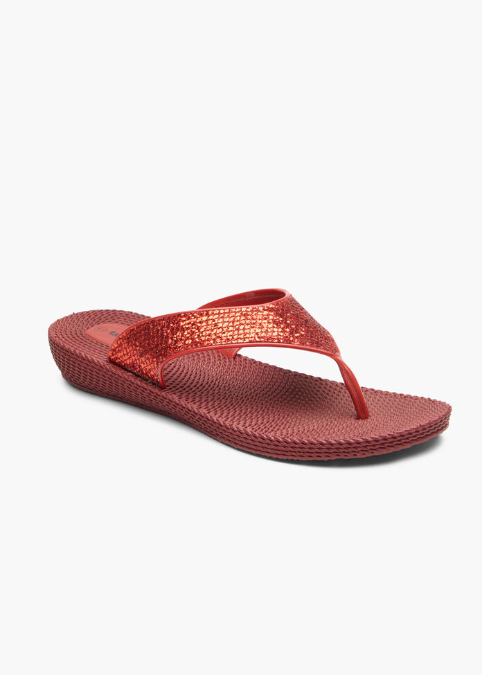 Sparkle Jelly Flip Flop, , hi-res