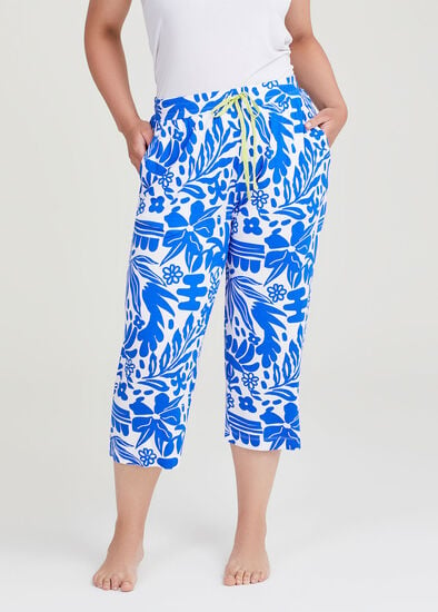 Plus Size Bamboo Santorini Pyjama Pant