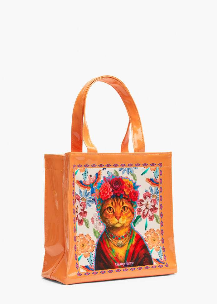 Flower Cat Patent Bag, , hi-res