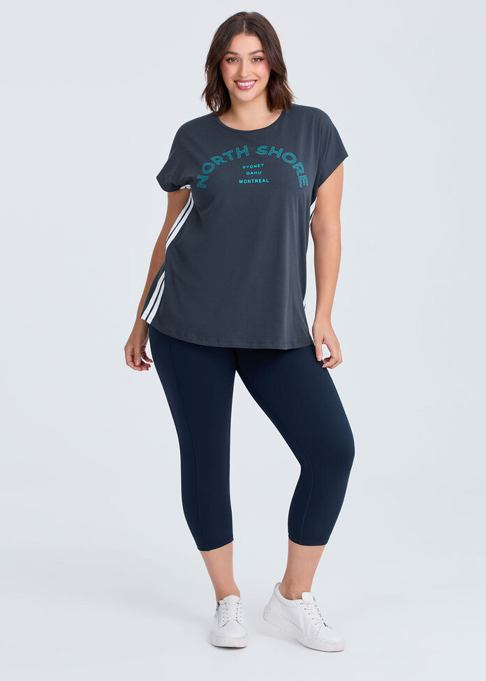 Cotton Active Graphic T-shirt, , hi-res