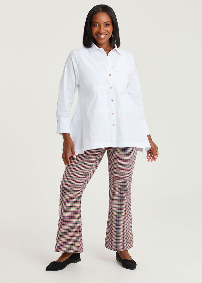 Cotton Stretch Leah Shirt, , hi-res
