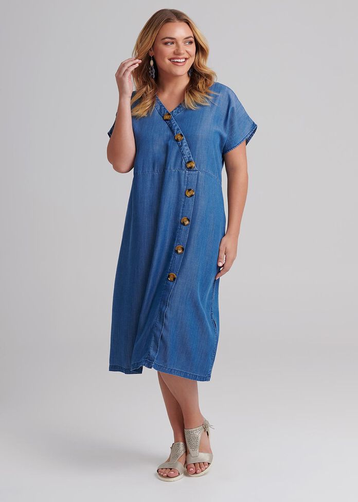 Lola Chambray Dress, , hi-res