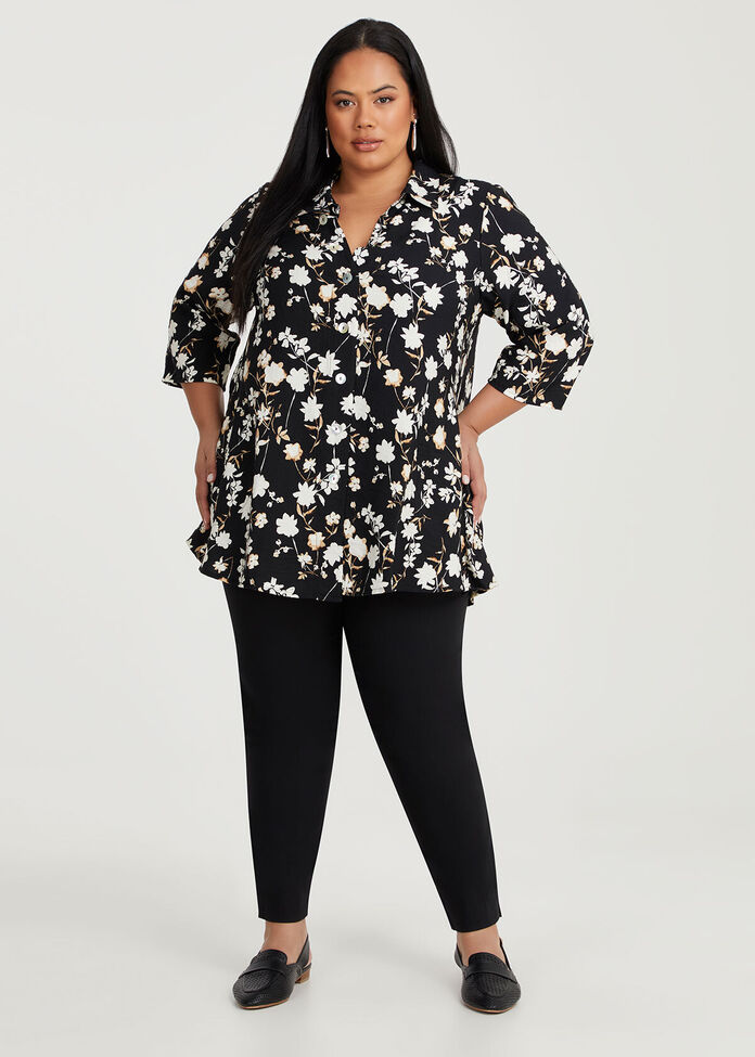 Sally Ss Tie Shirt Black