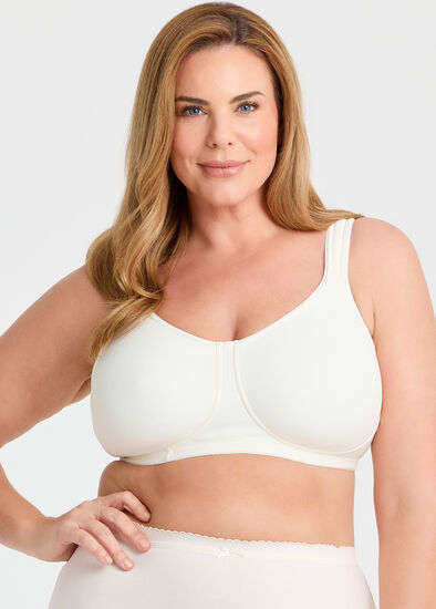 Plus Size Wirefree Side Smoothing T-shirt Bra