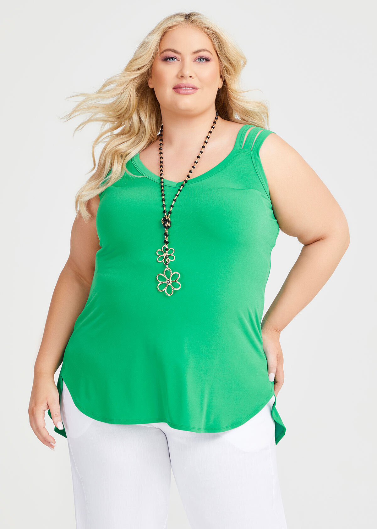 Plus size long tank tops for layering shop