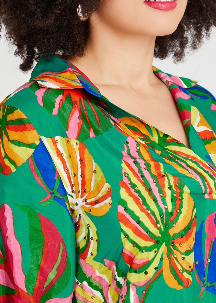Shop Plus Size Natural Revival Dress in Multi | Taking Shape NZ
