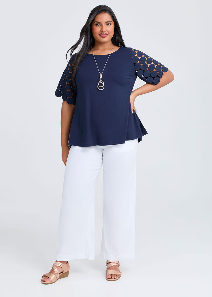 Transit Lace Sleeve Bamboo, DARK INDIGO, hi-res