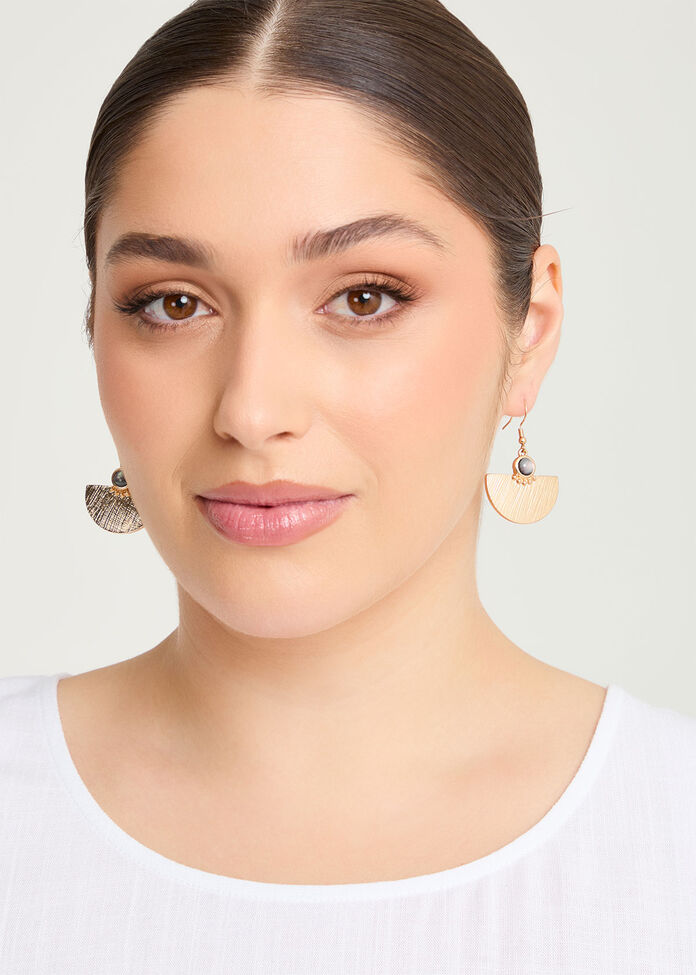 Beaded Boat Earrings, , hi-res