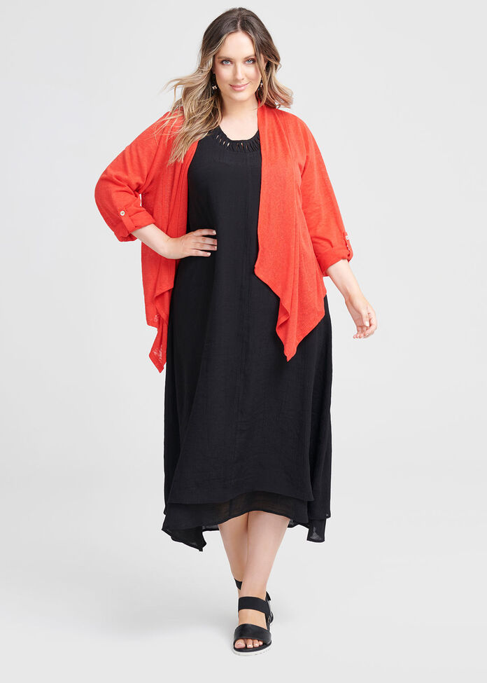 Desert Slub Cardi, , hi-res