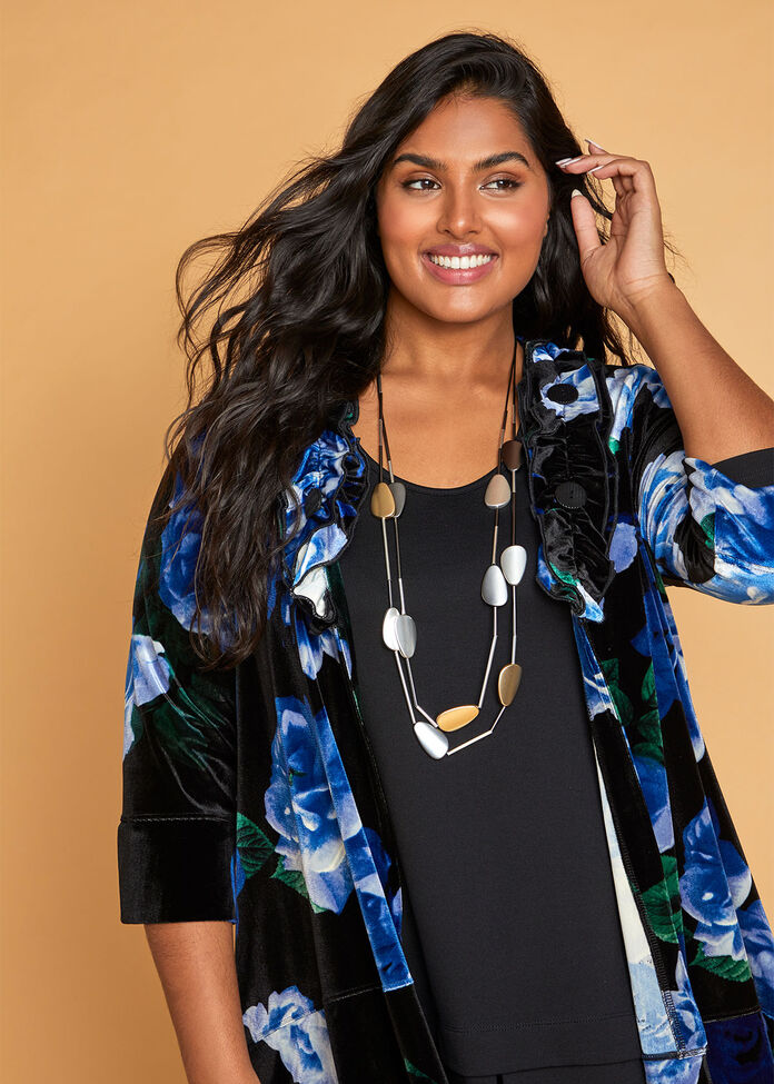 Midnight Rose Cardi, , hi-res