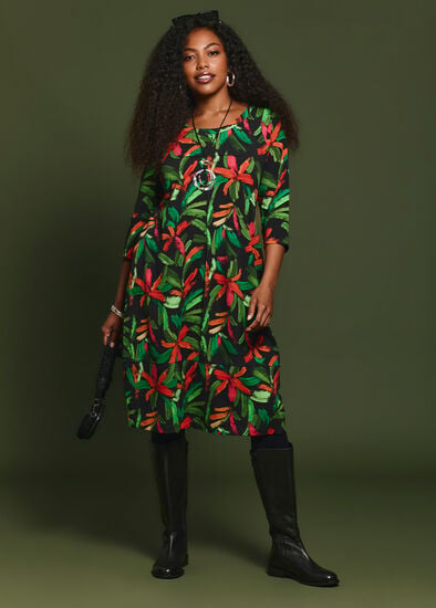 Plus Size Cotton Dahlia Dress