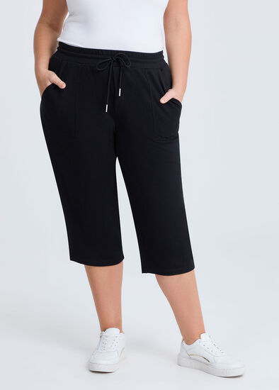 Plus Size Crop Sweat Pant