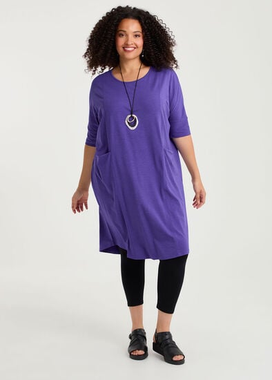 Plus Size Pima Cotton Traveller Dress