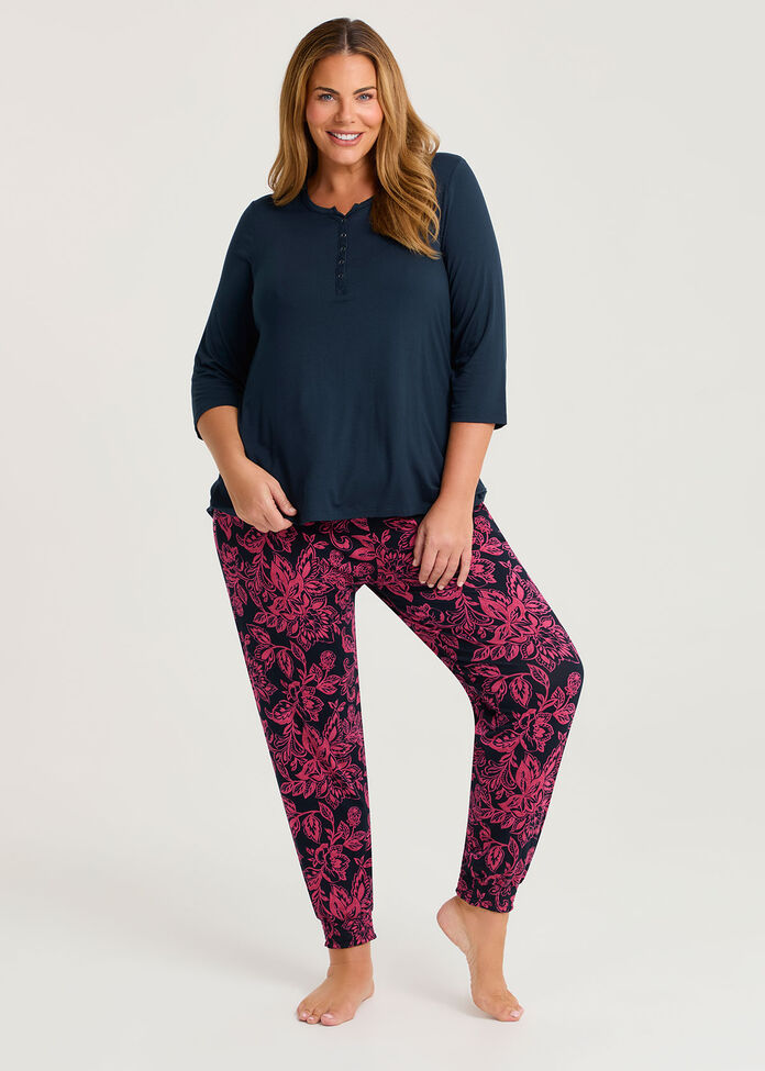 Bamboo Twilight Pyjama Top, , hi-res