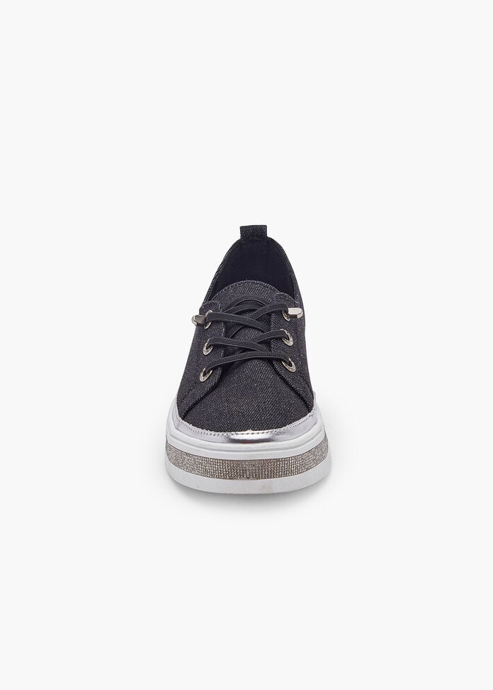 Teen Craft Denim Star Sneakers