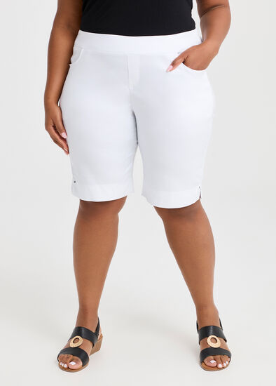 Plus Size Petite Editorial Base Pocket Short