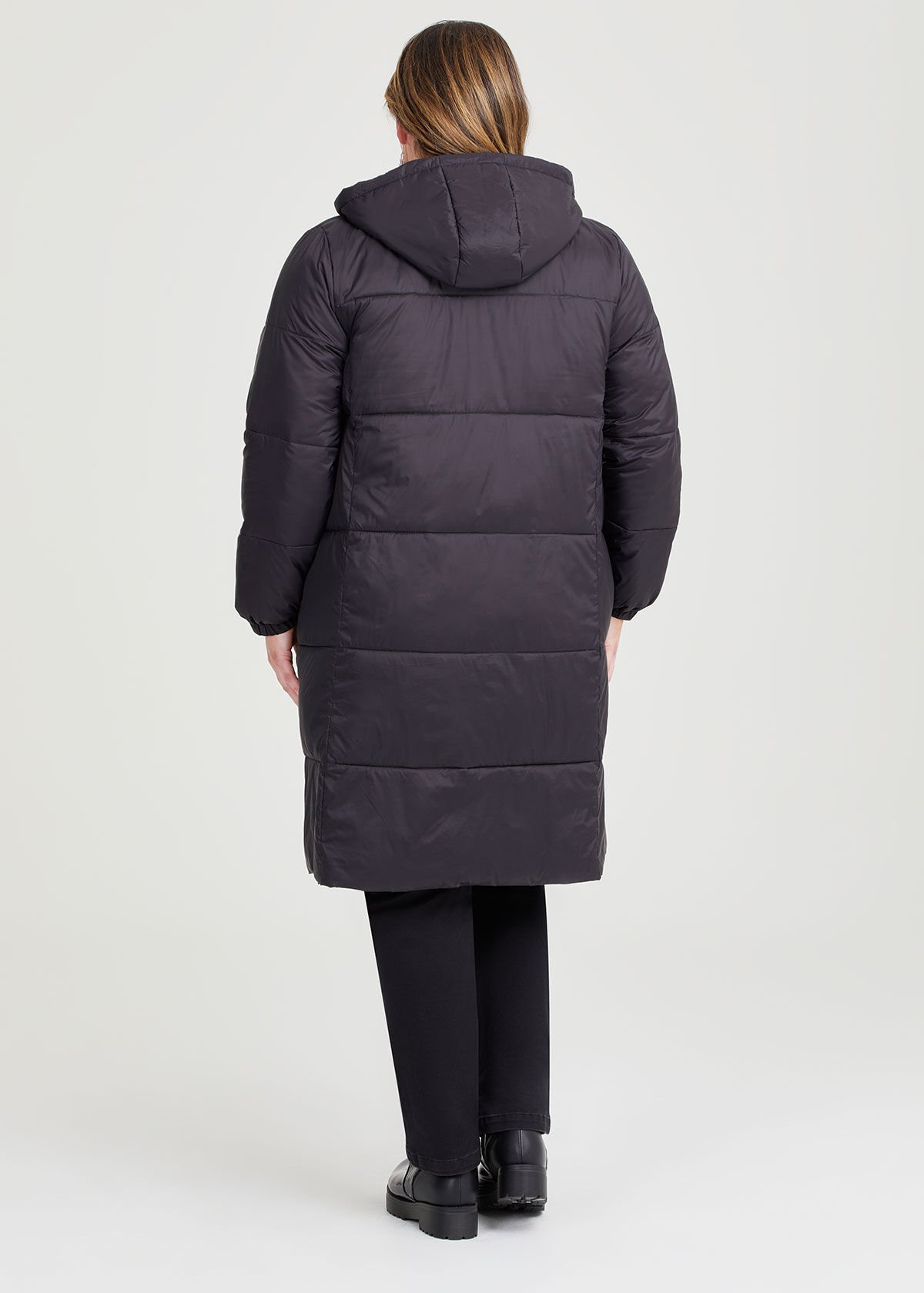 Full zip puffer jacket best sale