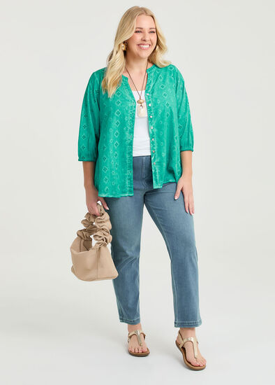 Plus Size Petite Best Friend Straight Leg Jean