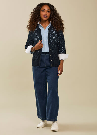 Plus Size Open Knit Outfit