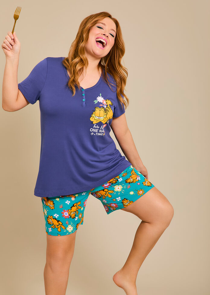 Garfield Pyjama Short, , hi-res
