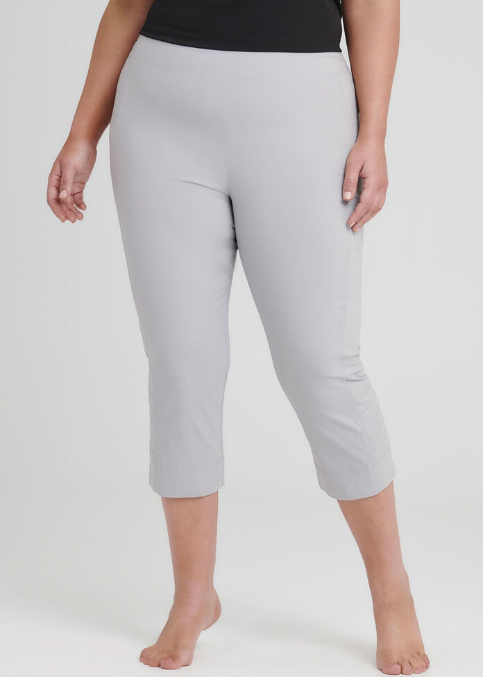 Petite Trapeze Crop Pant, , hi-res