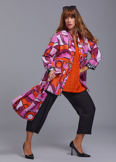 Plus Size Reversible Quilt Natural Jacket