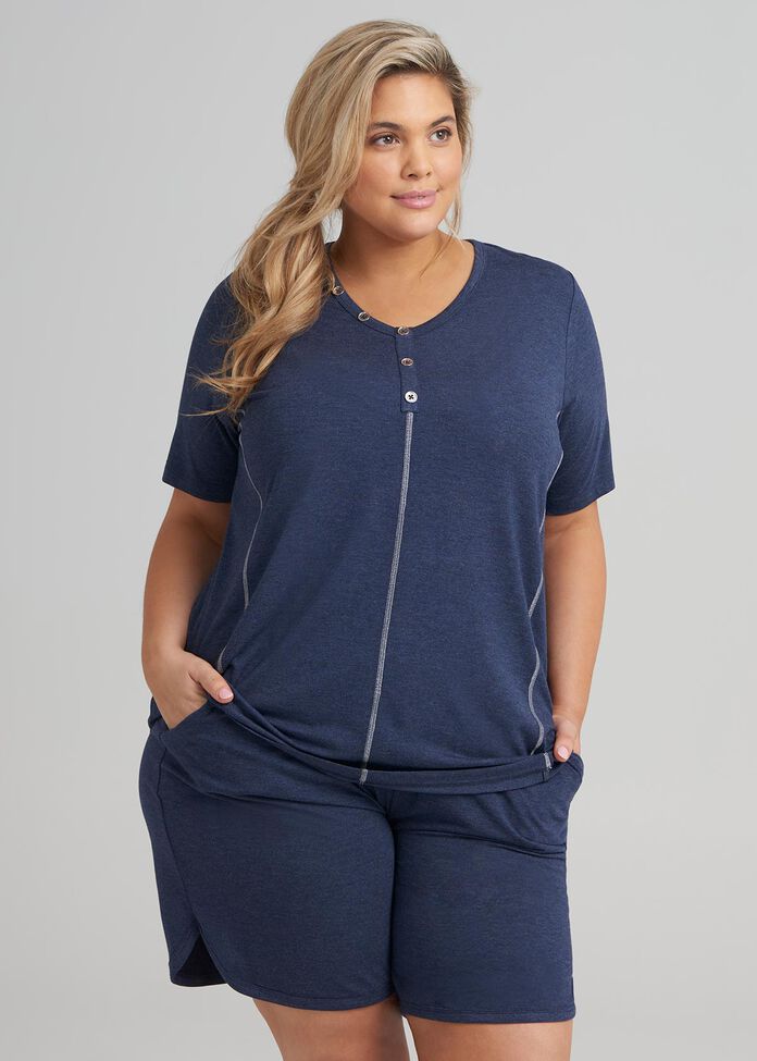 Lurex Lounge Tee, , hi-res