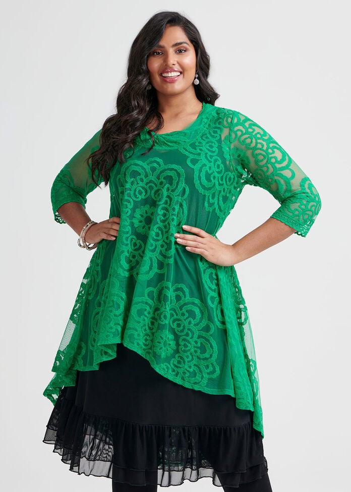 Green With Envy Tunic, , hi-res