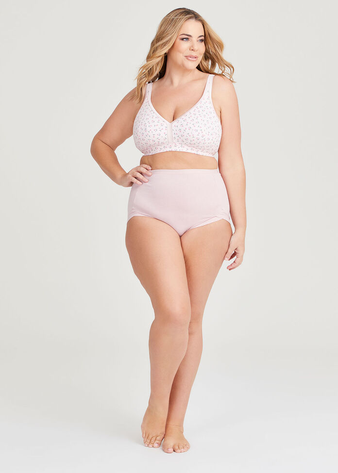 Wirefree Cotton Soft Cup Bra, , hi-res
