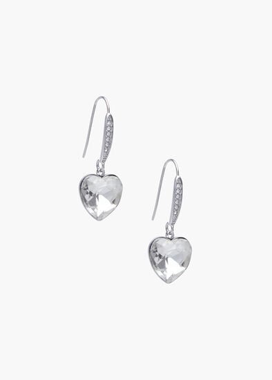 Premium Heart Crystal Earrings