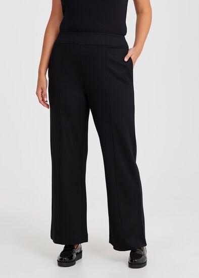 Plus Size Tall Ponte Harper Wide Leg Pant
