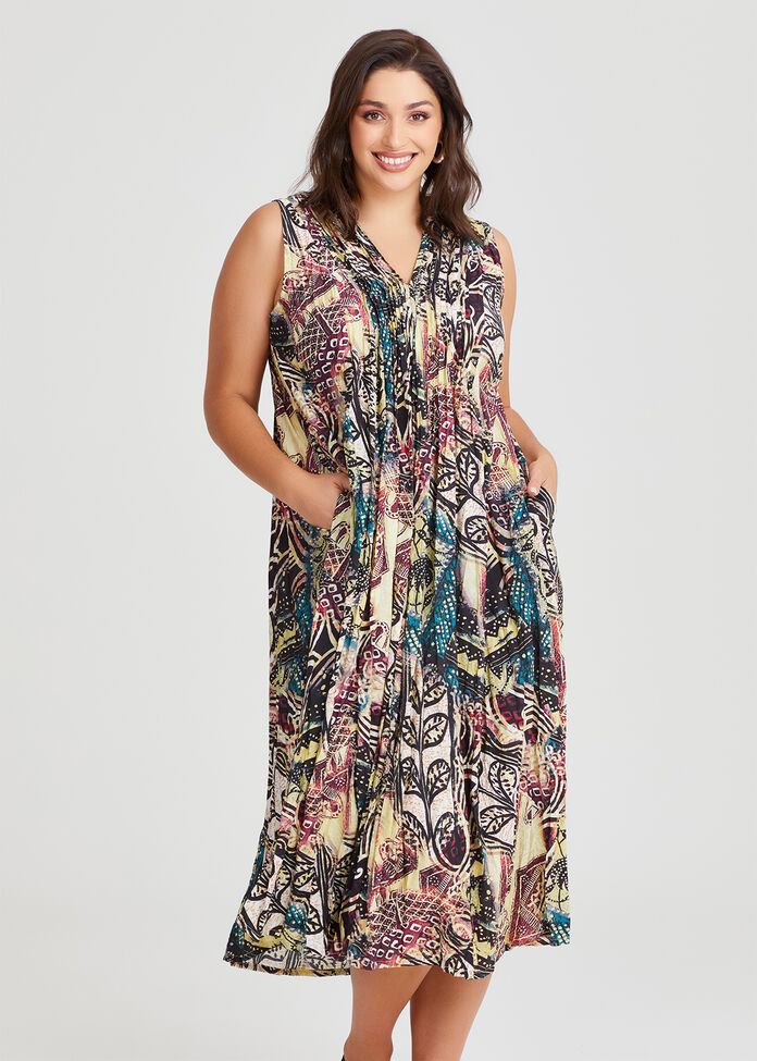 Fiesta Sleeveless Maxi Dress, , hi-res