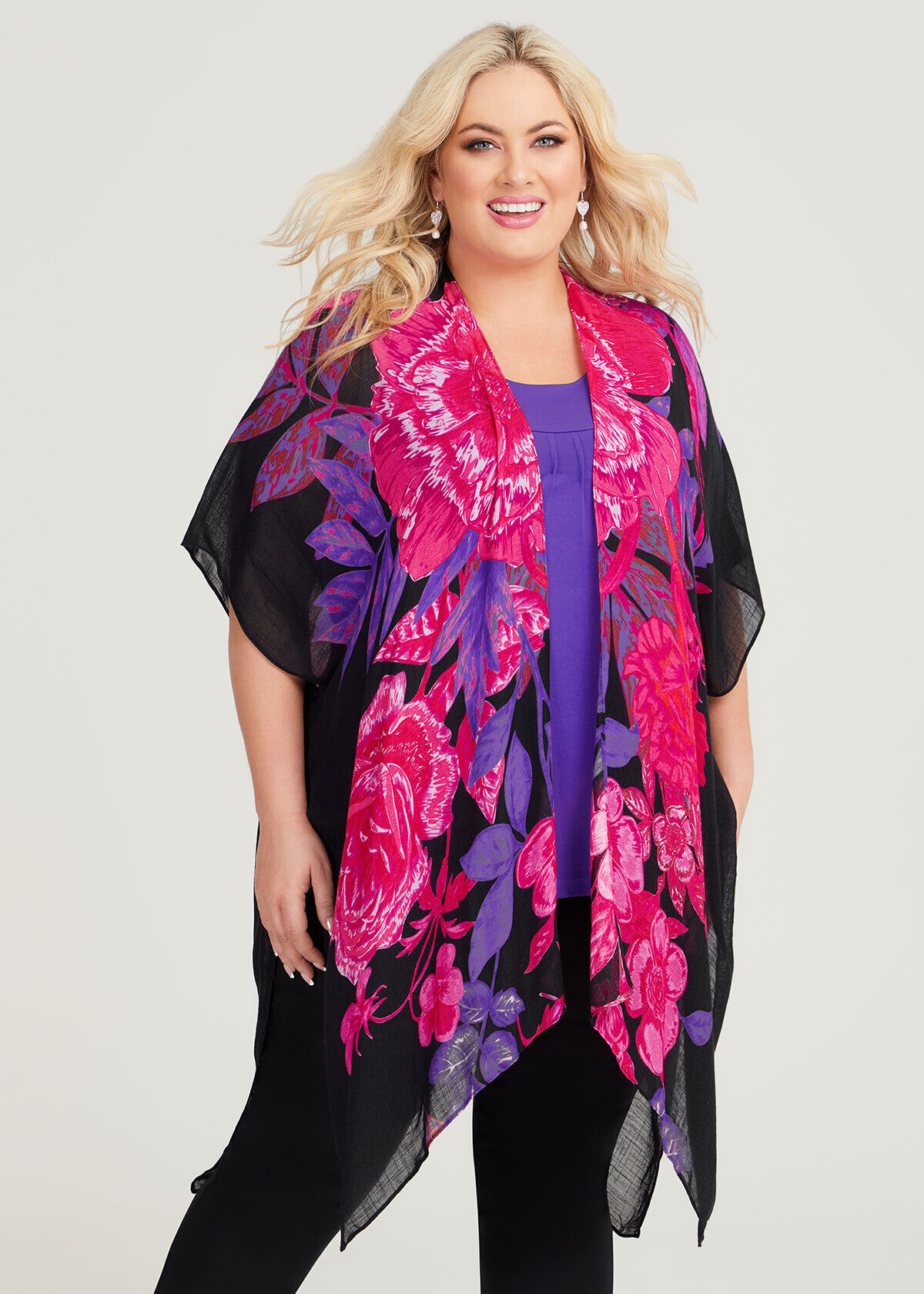 Plus size best sale capes and wraps