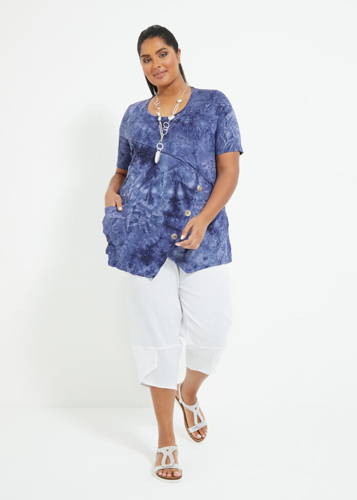 Moondust Button Detail Top, , hi-res