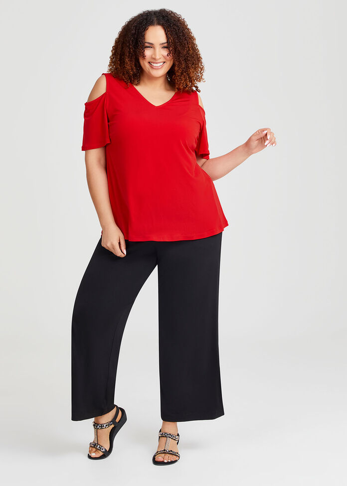 Cold Shoulder Luna Top, , hi-res