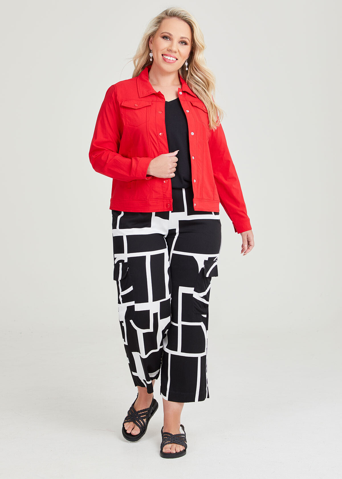 Plus size deals red jacket