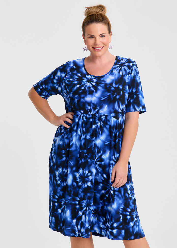 Violet Everyday Empire Dress, , hi-res