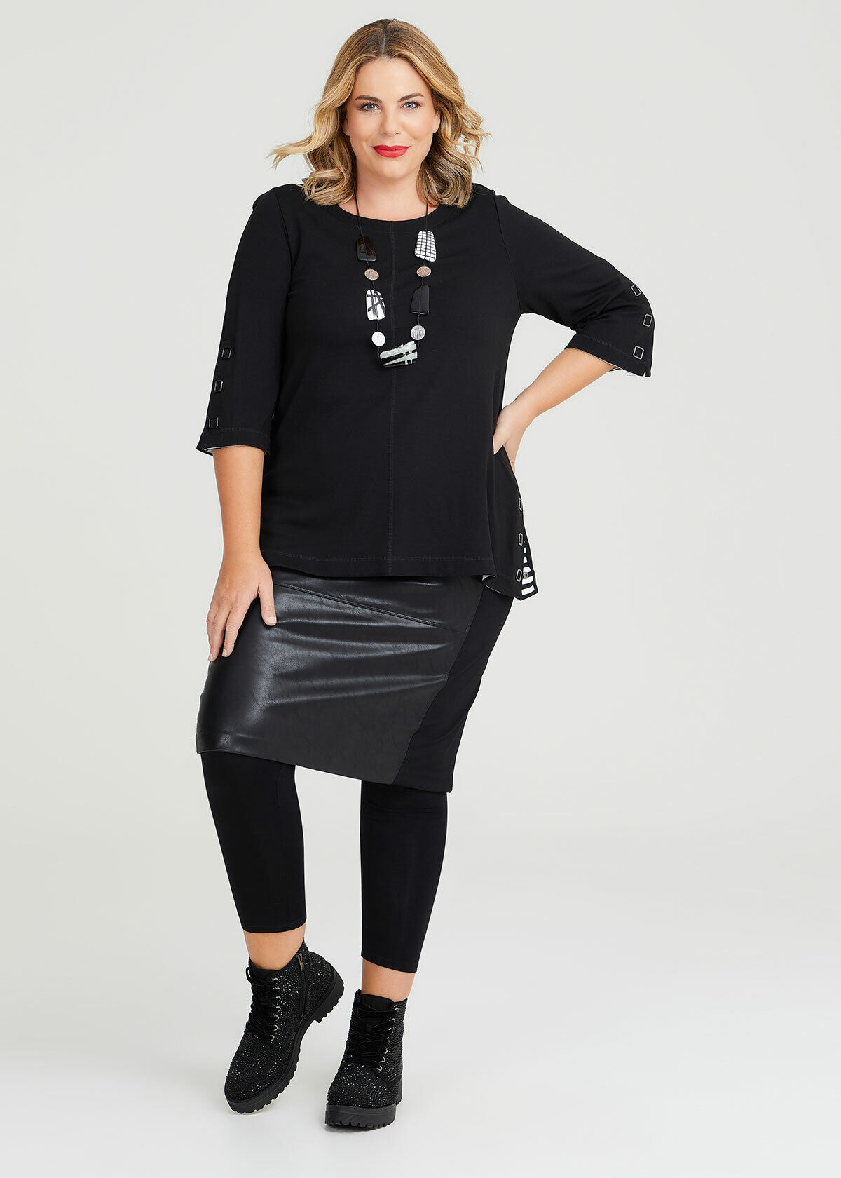 Ponte sale skirted leggings
