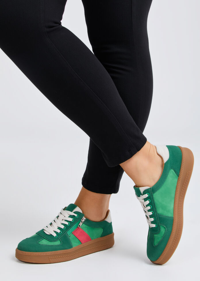 Aurora Zip Sneaker, , hi-res